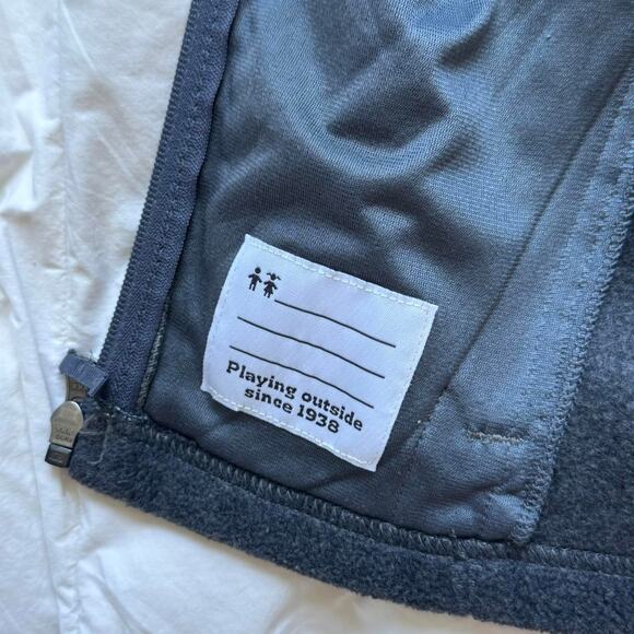 Columbia sportswear Gray fleece zip up vest youth sz S (8) gorpcore outdoors - Picture 6 of 8